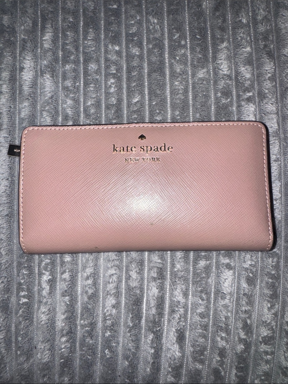 kate spade Blush Pink Zip-Around Continental Wallet